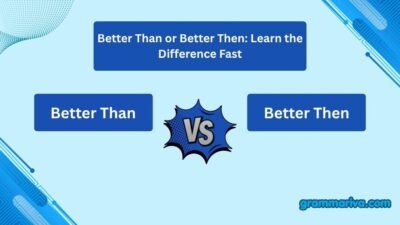 Better Than or Better Then
