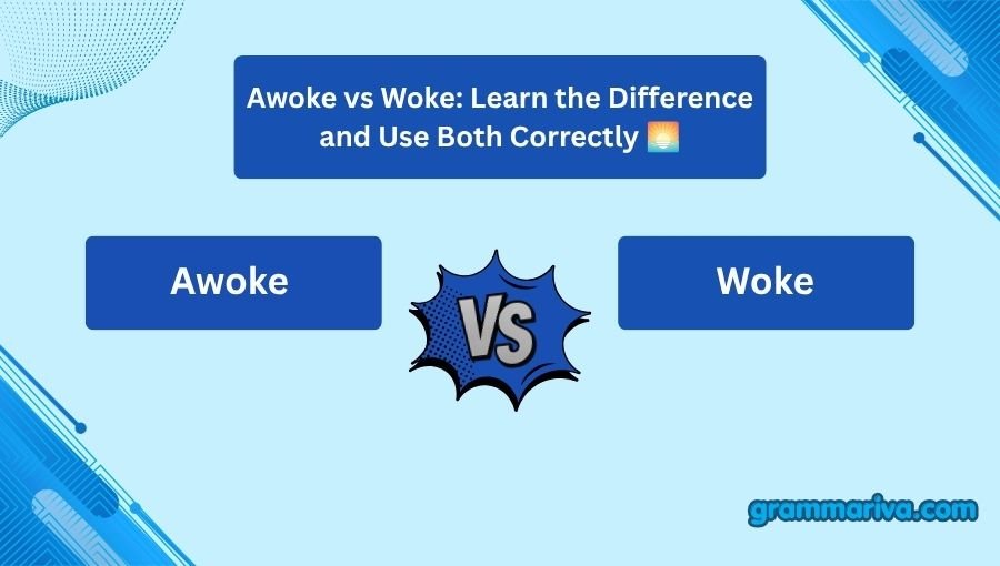Awoke vs Woke