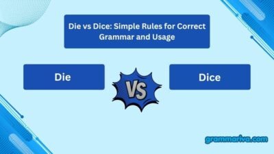 Die vs Dice